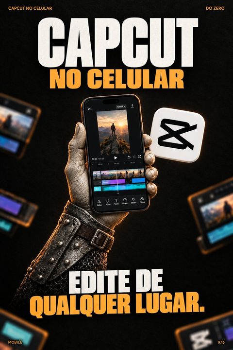 Capa do módulo CapCut pra celular do Zero